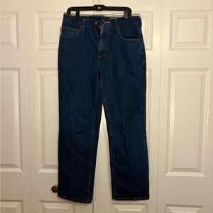 Carhartt Men's Deep Blue Straight Jeans